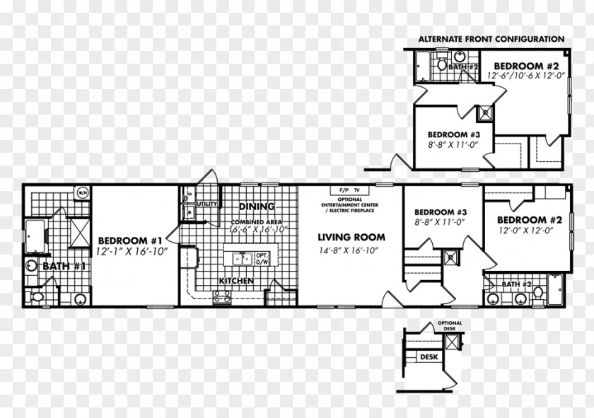 House Floor Plan Mobile Home Manufactured Housing PNG