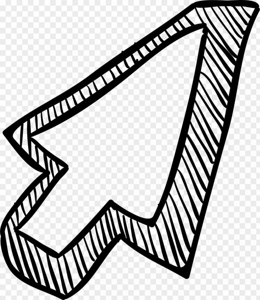 Sketch Arrow Pointer PNG