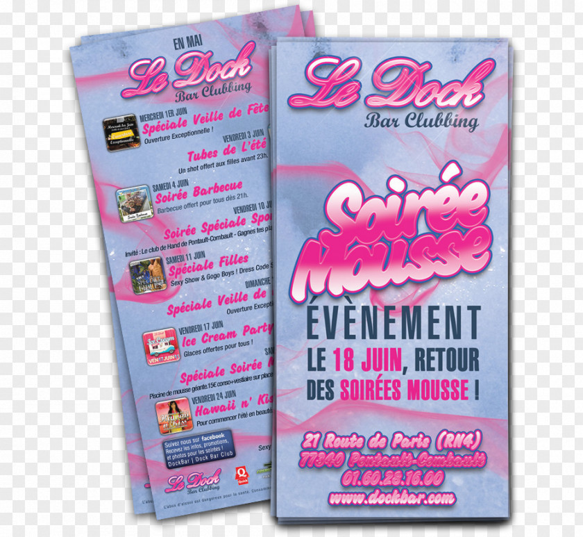 Bar Flyer Hair Coloring Advertising Pink M Product PNG