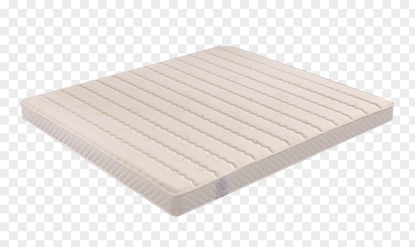 Coconut Coir Mattress With Striped Surface Bed Frame Material Plywood PNG