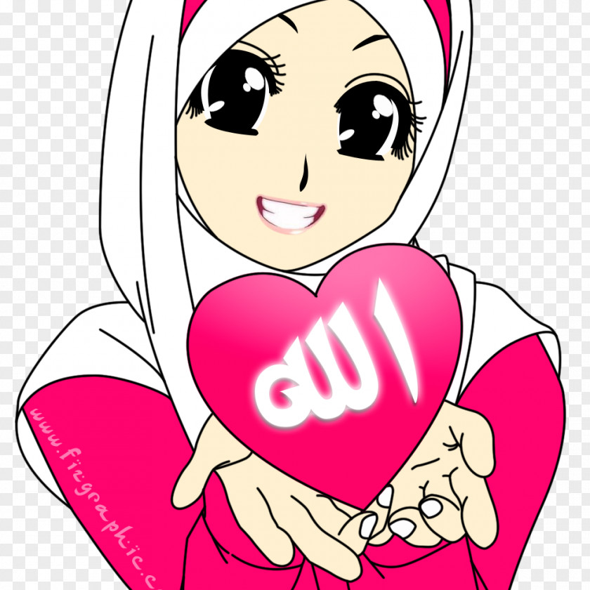 Islam Muslim Cartoon Hijab Drawing PNG