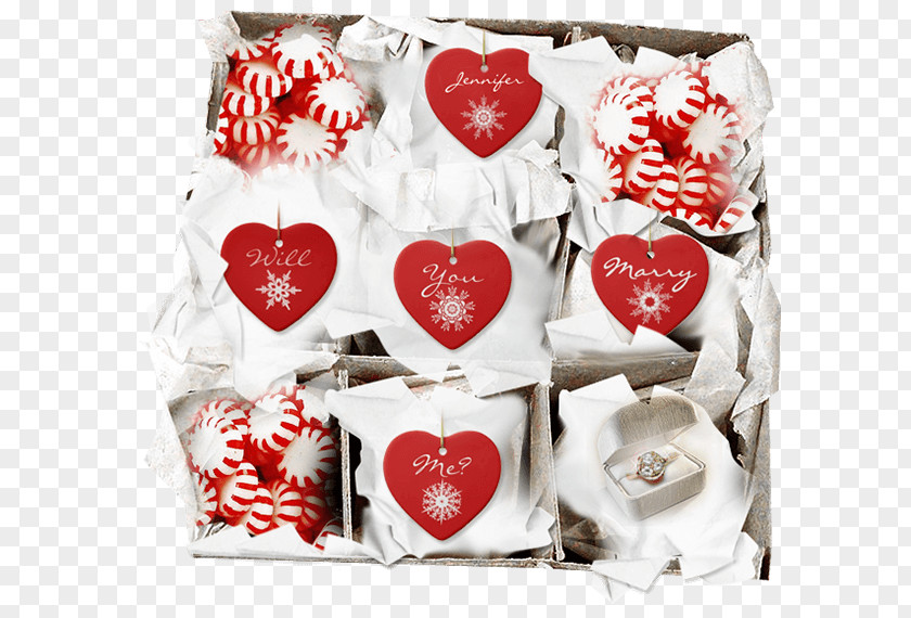 Proposal Christmas Ornament Engagement Marriage PNG