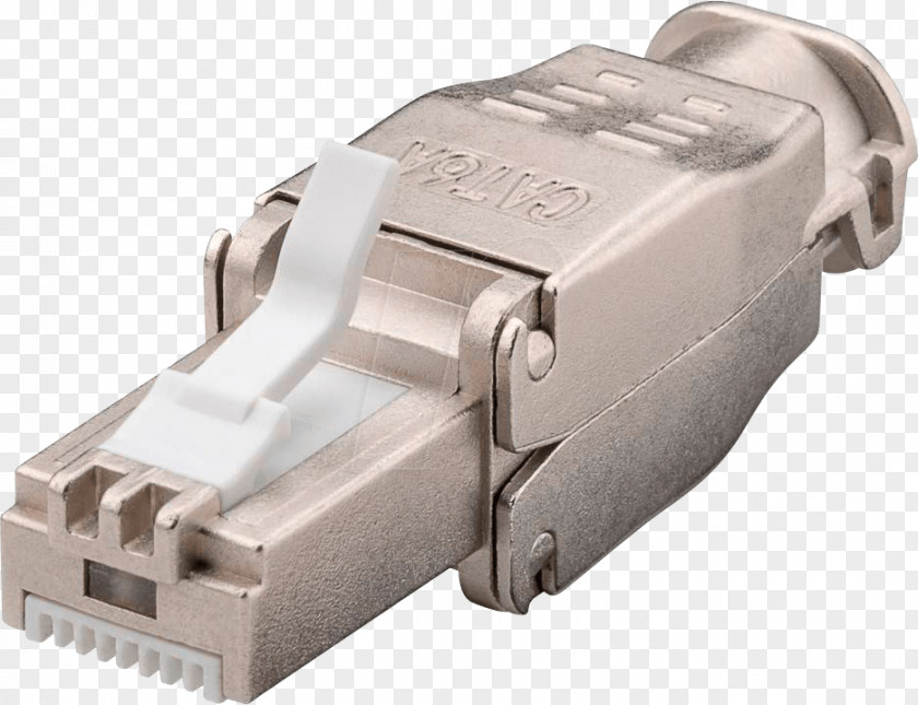 Registered Jack Electrical Connector Twisted Pair Câble Catégorie 6a Modular PNG