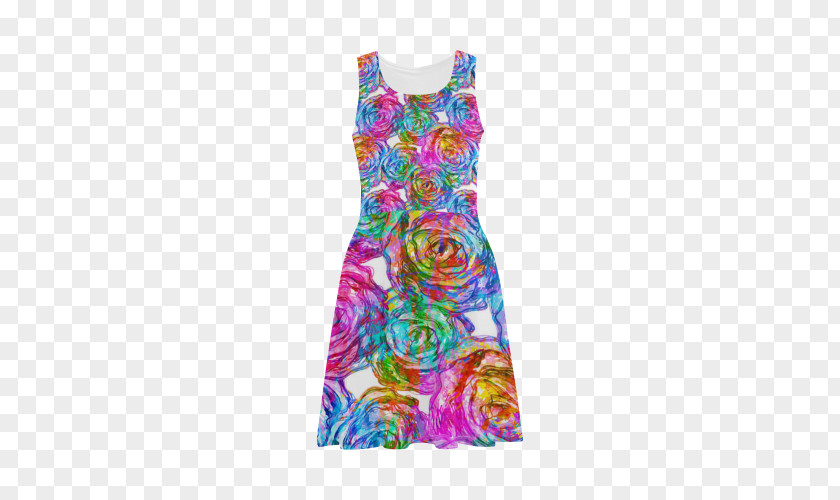 Dress Paisley Cocktail Pink M PNG