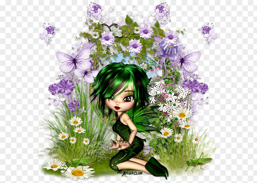 Fairy Floral Design Desktop Wallpaper Computer PNG