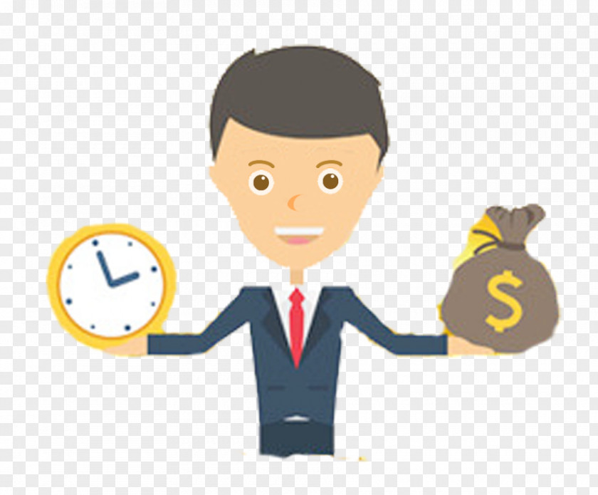 Hand Time Money Download Illustration PNG