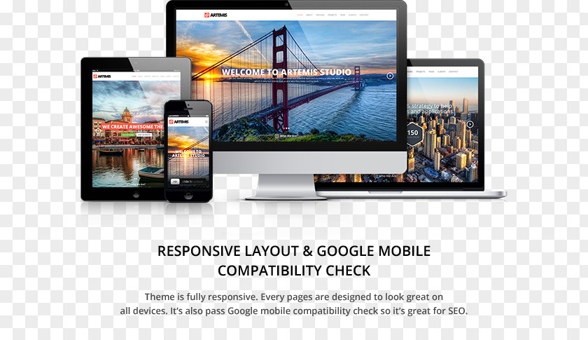 Responsive Design Web Joomla Page Layout Multimedia WordPress PNG