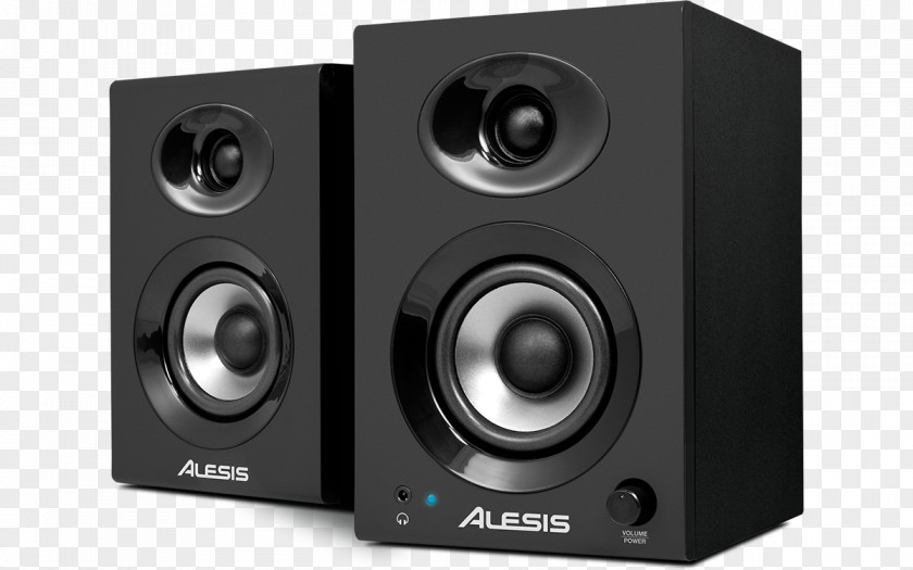 Speaker Studio Monitor Loudspeaker Alesis Audio Recording PNG