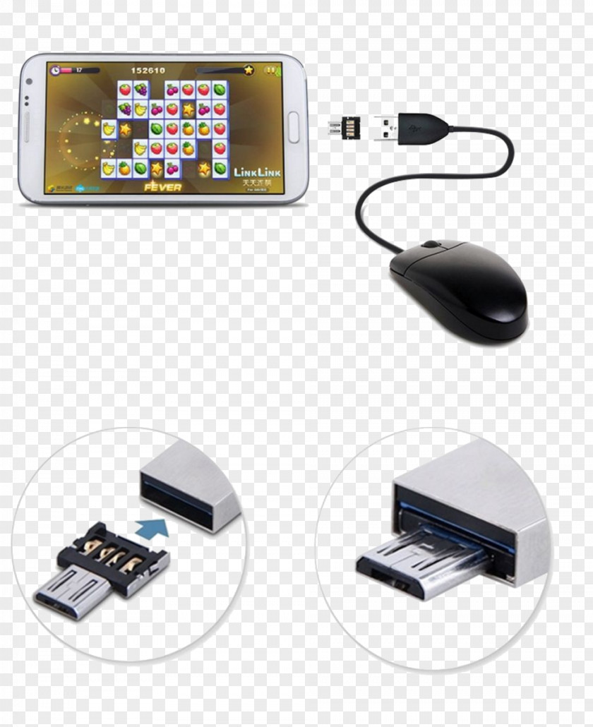 USB On-The-Go Micro-USB Mini-USB Adapter PNG