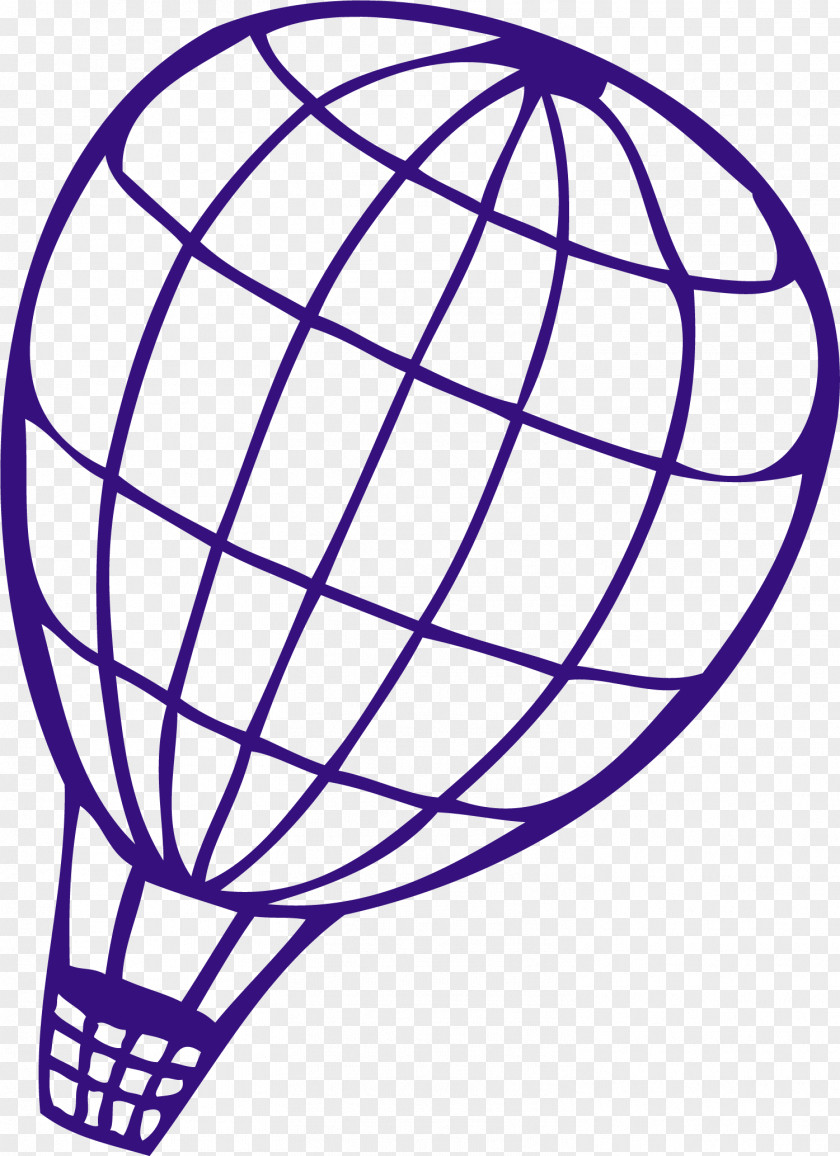 Hand Painted Blue Balloon Globe World Logo Clip Art PNG