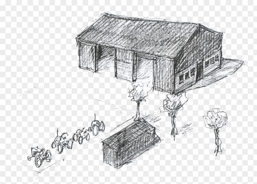 House Line Art Cartoon Sketch PNG