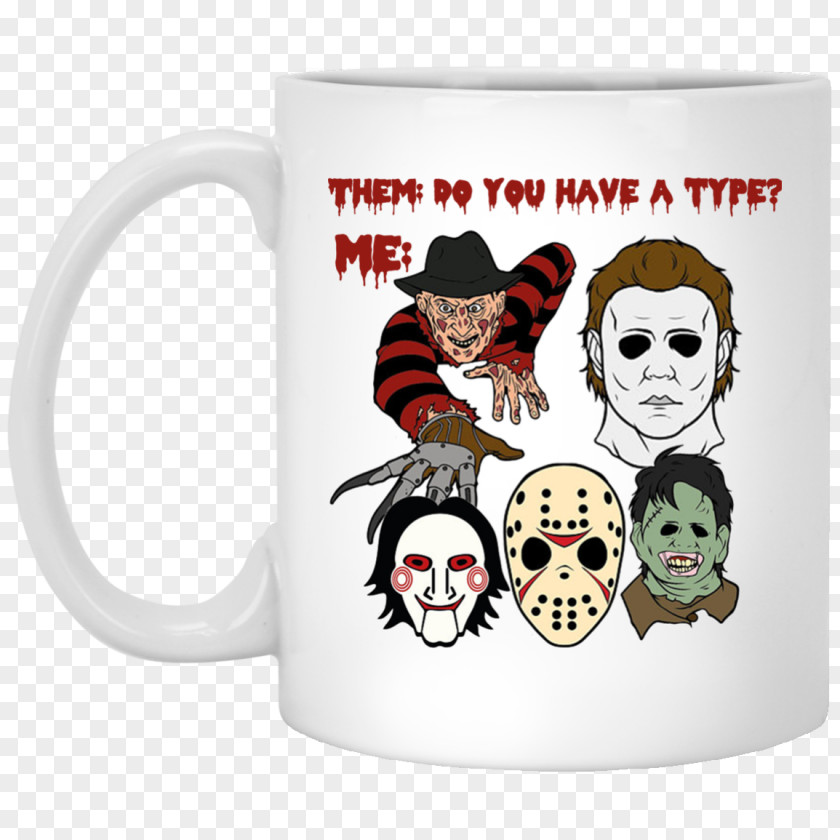 Jason Voorhees Mug Michael Myers Freddy Krueger Leatherface PNG