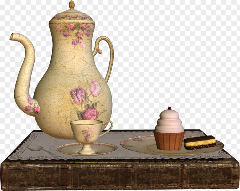 Tea Pot Book PhotoScape Blog Clip Art PNG