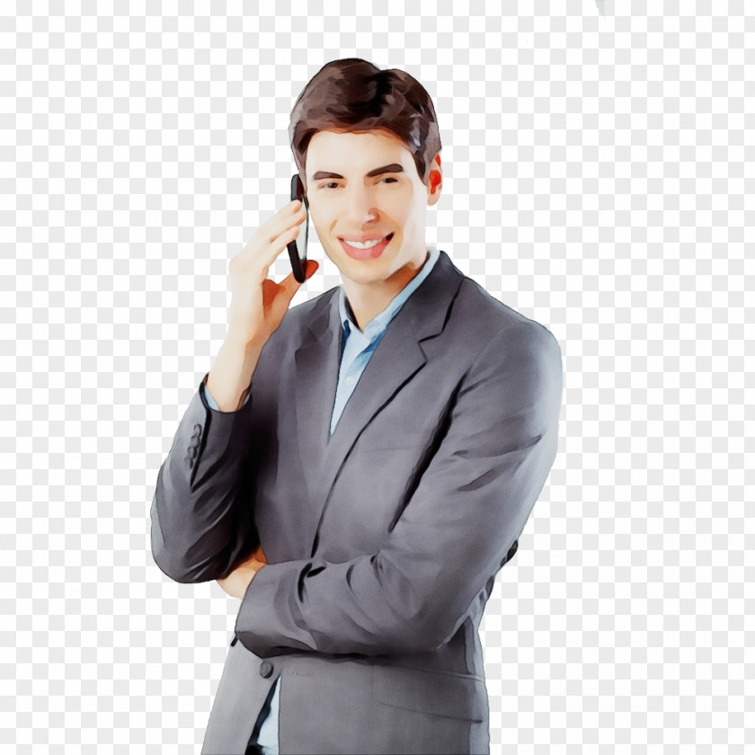 Tuxedo Gentleman Watercolor Business PNG