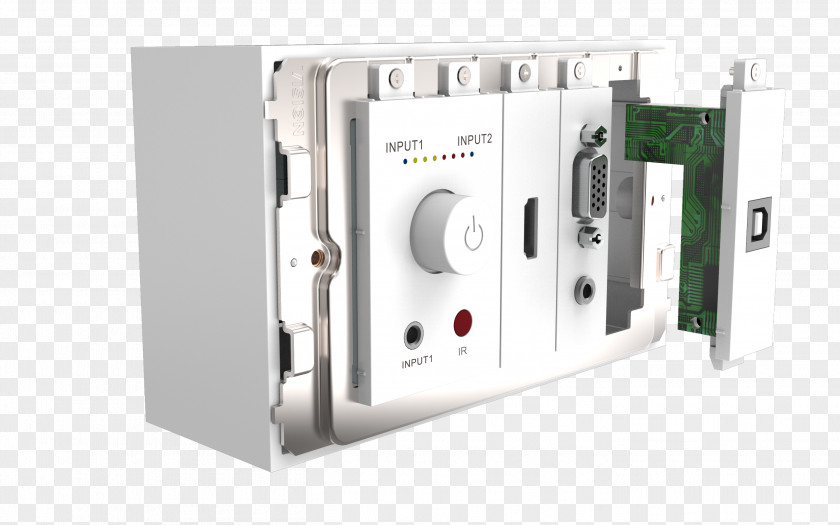 Amp Tompkins Cortland Community College AV Input XLR Connector Surface Hub Wall Plate PNG