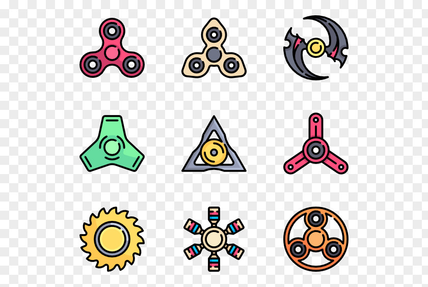 Fidget Spinner Fidgeting Toy PNG