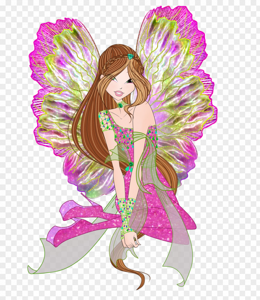 Flora Bloom Stella Roxy Winx Forever PNG