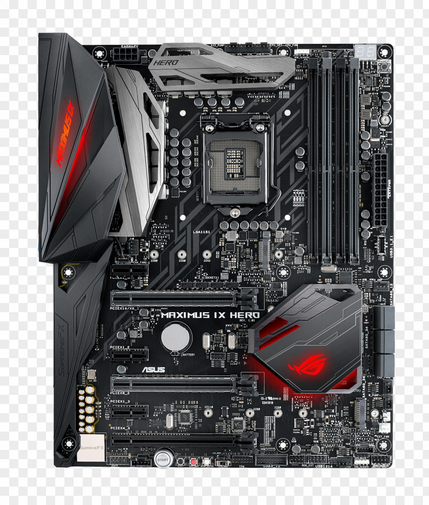 Intel LGA 1151 ASUS Maximus IX Hero Motherboard ATX PNG