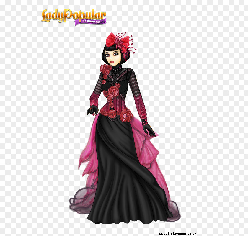 Wednesday Addams Lady Popular Video Game Fashion XS Software PNG