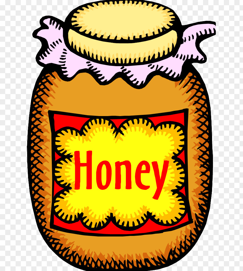 Jar Of Honey Lekach Bee Rosh Hashanah Clip Art PNG