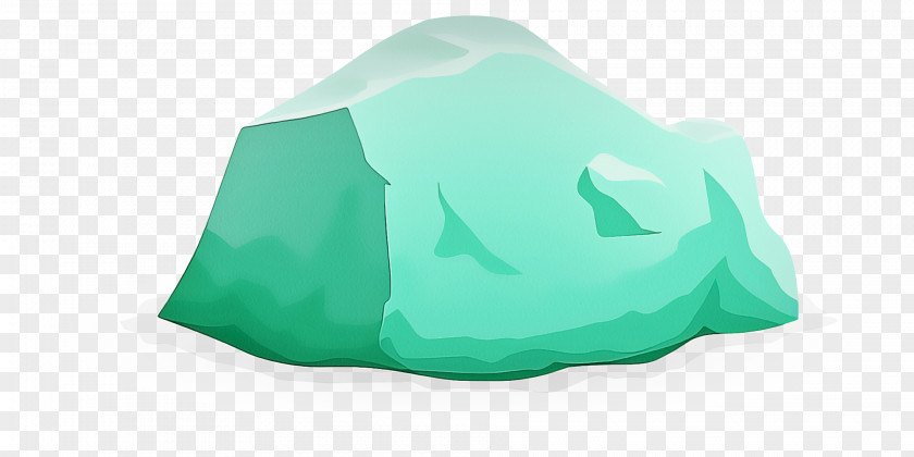 Rock Leaf Green Aqua Turquoise PNG