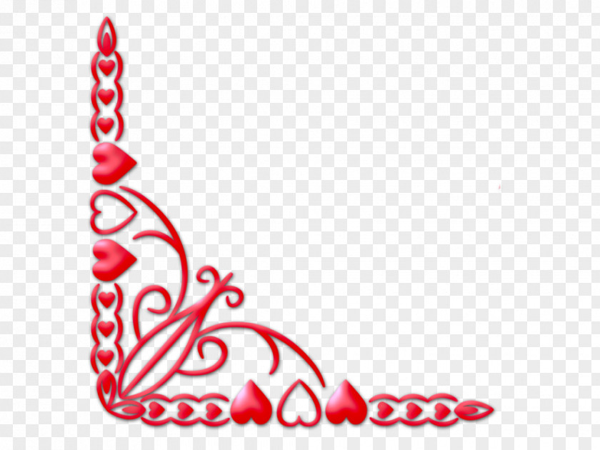 Valentine Corner Cliparts Valentines Day Heart Clip Art PNG
