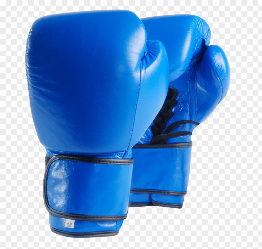Boxing Gloves Glove Punch Blue PNG