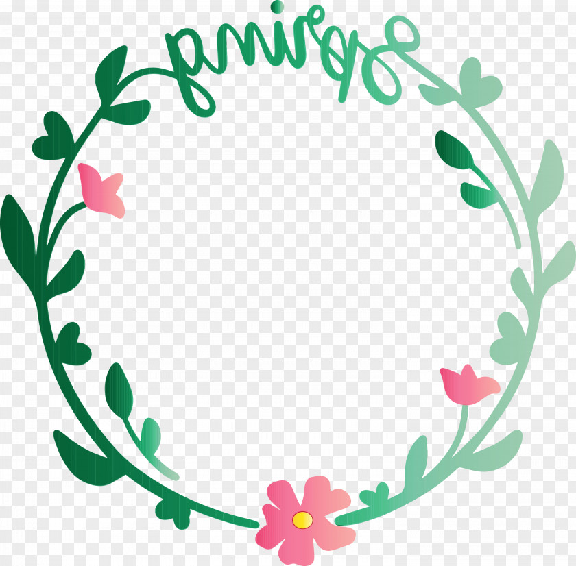 Circle Plant Flower PNG