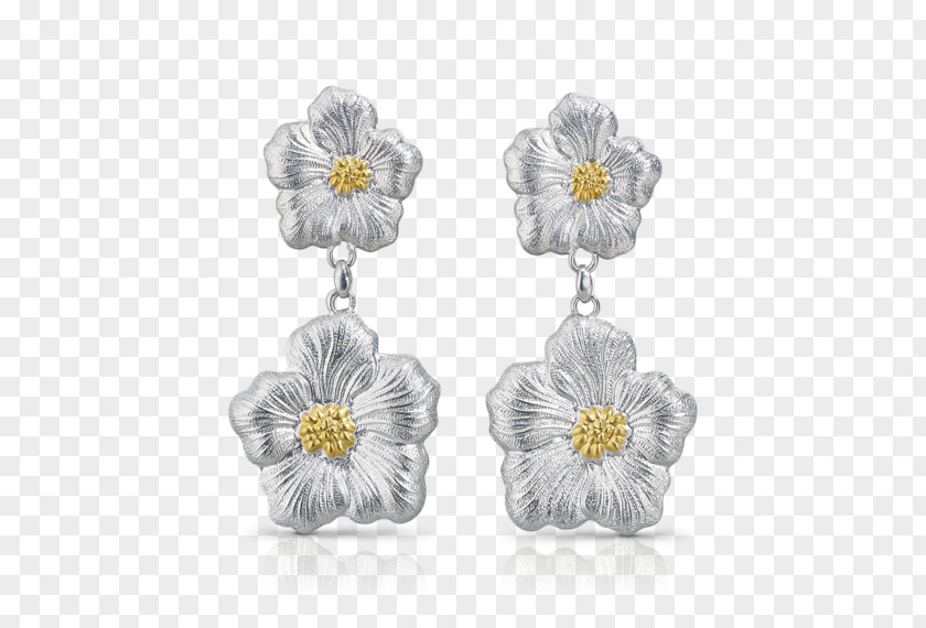 Jewellery Earring Buccellati Silver Gold PNG