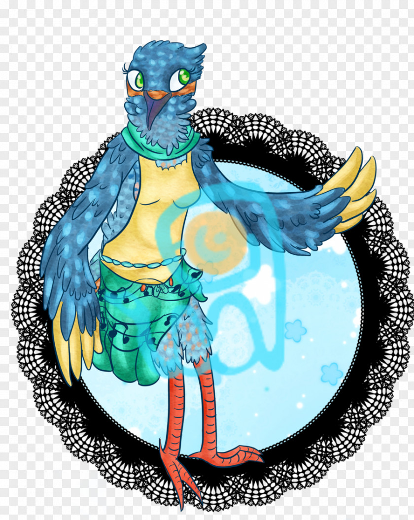 Kingfisher Beer Illustration Cartoon Legendary Creature Turquoise PNG