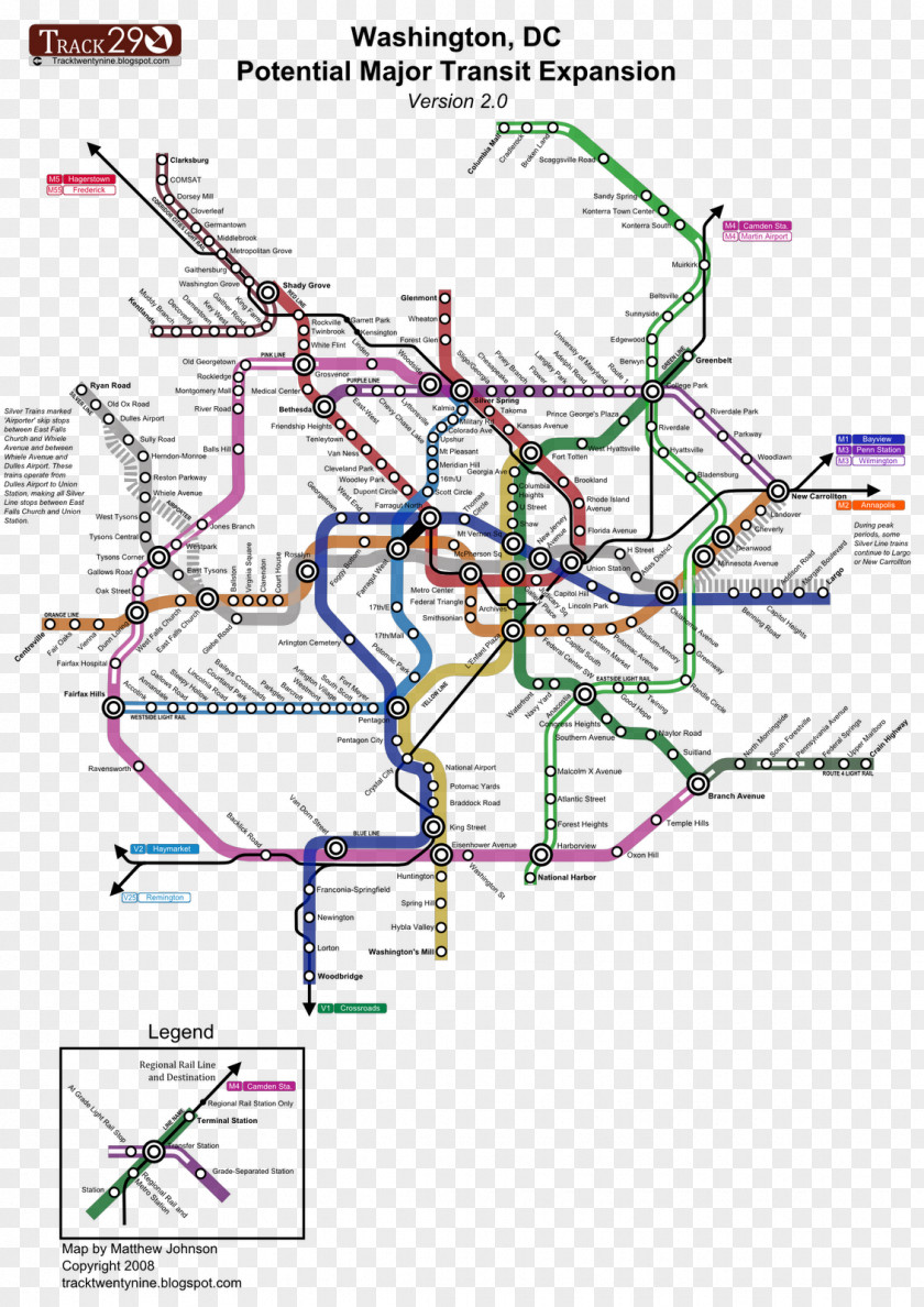 Map Washington, D.C. Virginia Railway Express Washington Metropolitan Area Transit Authority Transport PNG