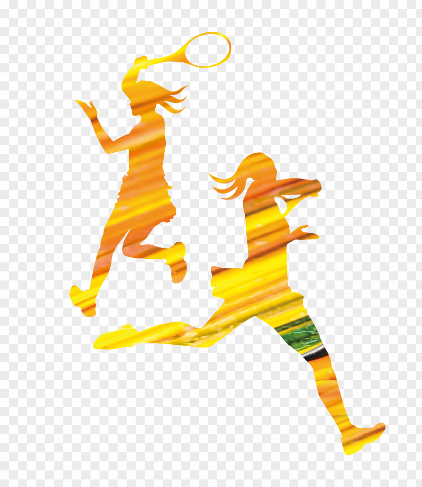 Simple Cartoon Tennis Centre PNG