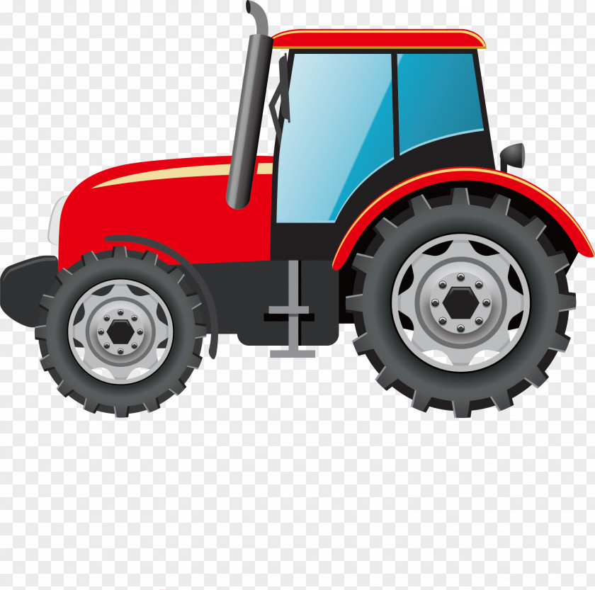 Tractor Vector Material Car Heavy Equipment Truck PNG