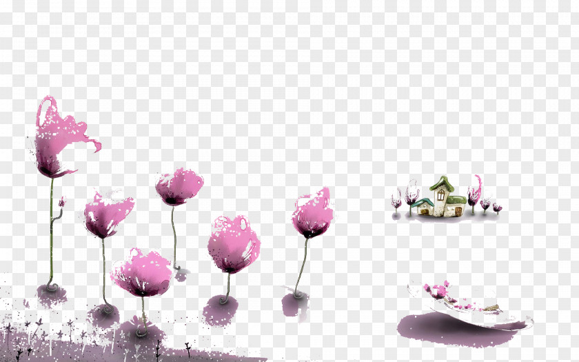 Tulip Picture Material Cuteness Beauty Computer Wallpaper PNG