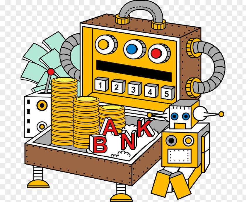 Yellow Animation Robot Cartoon PNG