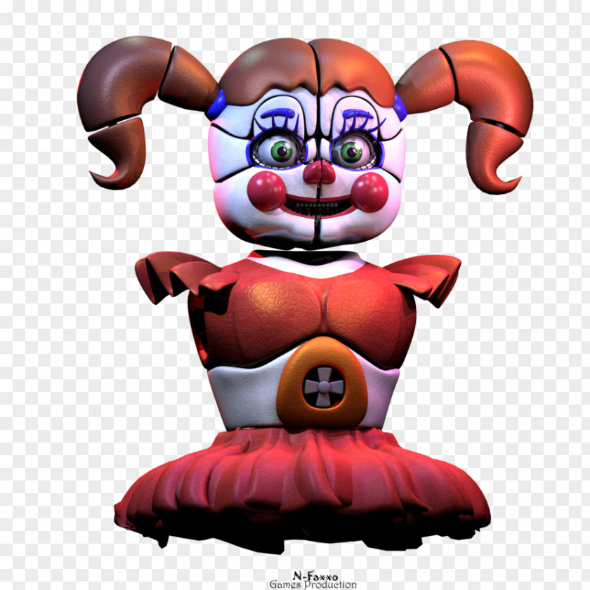 Circus Five Nights At Freddy's: Sister Location The Silver Eyes Infant Clown PNG