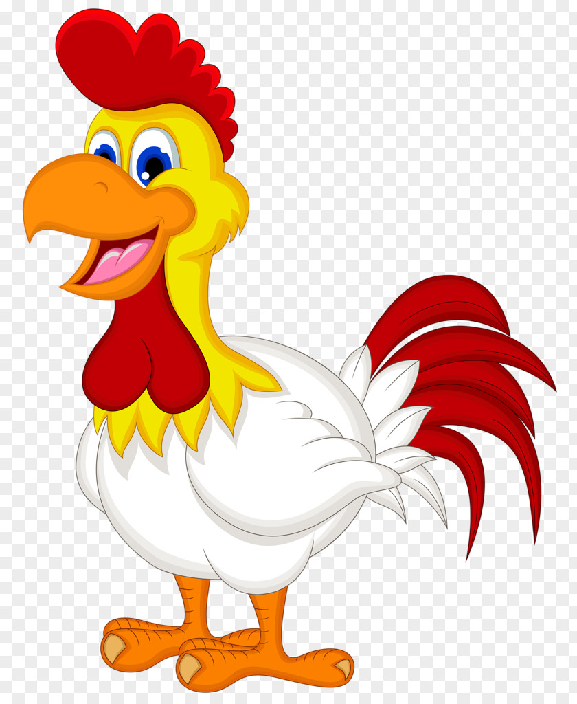 Cock Chicken Cartoon Royalty-free PNG