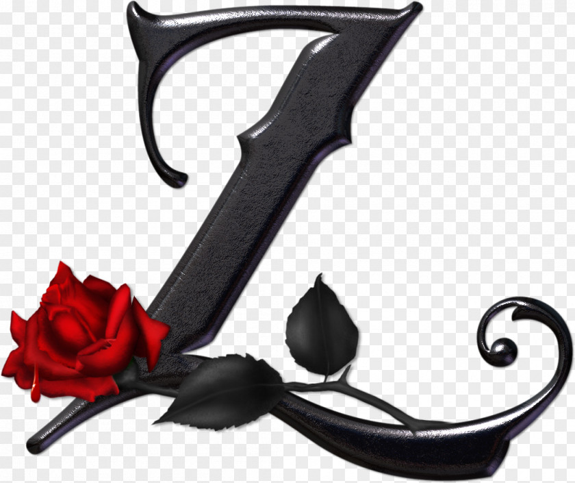 Gothic Alphabet Lettering Z M PNG