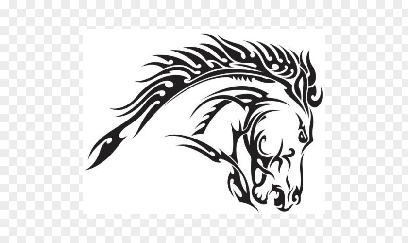 Horse Head Mask Decal Tattoo PNG
