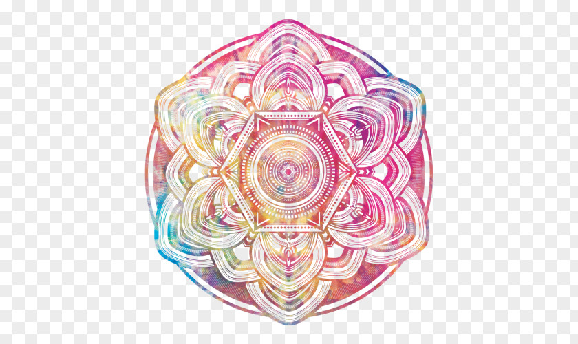 Mandala T-shirt Hoodie Tie-dye Meditation PNG