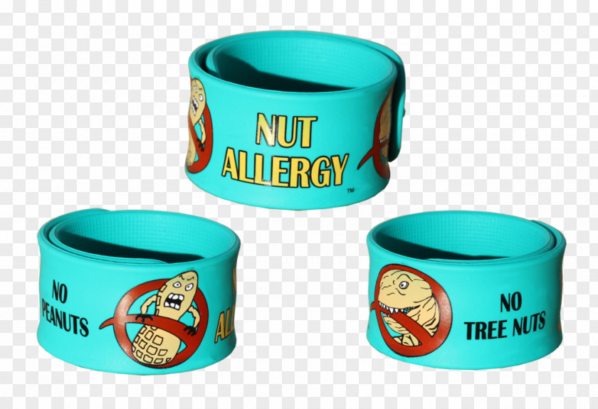 Allergy Wristband Slap Bracelet Tree Nut PNG