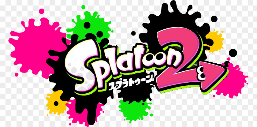 Splatoon Logo 2 Nintendo Switch Wii U PNG