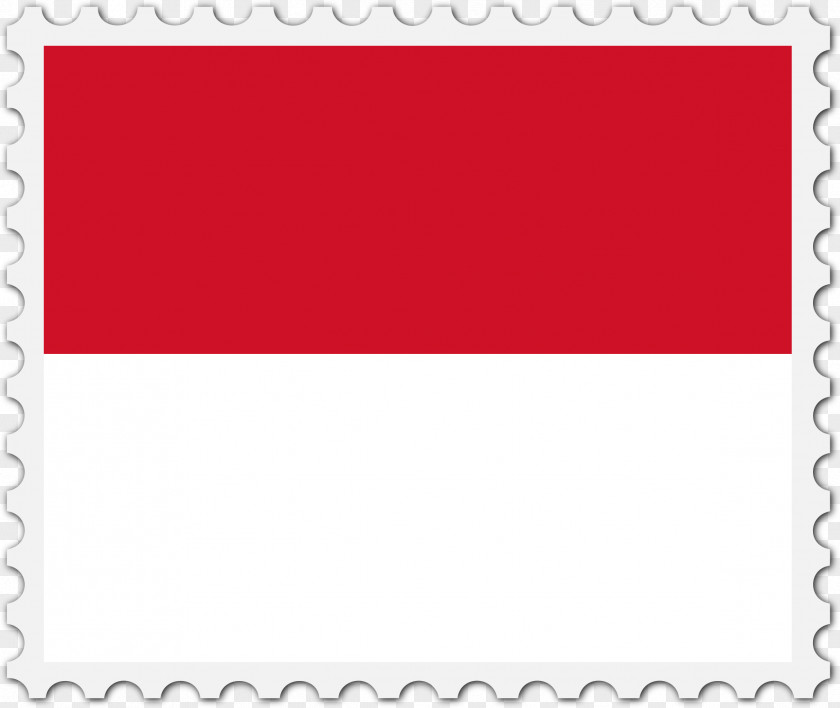 Stamps Clipart Flag Of Indonesia Indonesian Monaco PNG