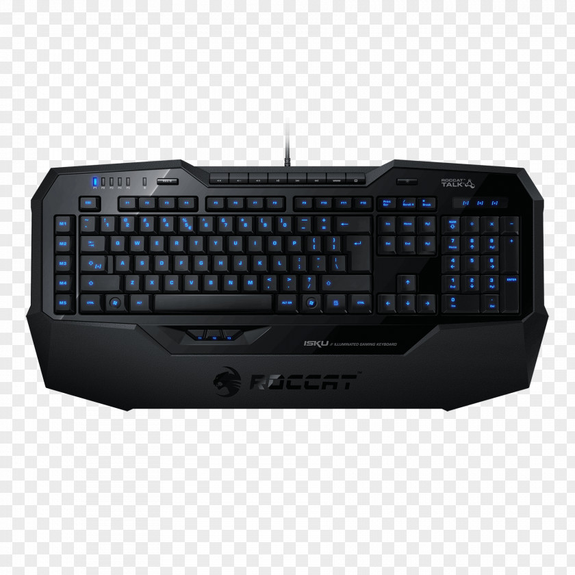 Computer Mouse Keyboard Roccat Isku FX Gaming Keypad PNG