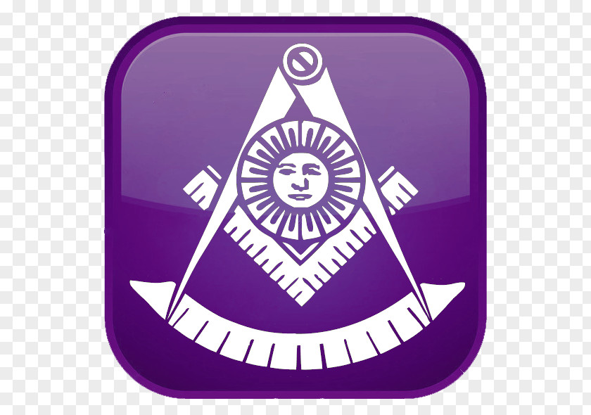 Fried Steak Car Freemasonry Decal Sticker Purple PNG