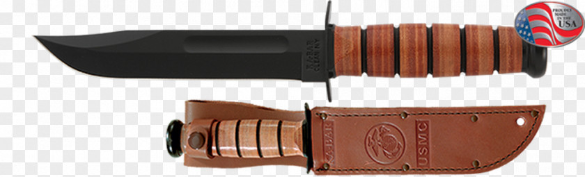 Knife Combat Ka-Bar Blade United States Marine Corps PNG