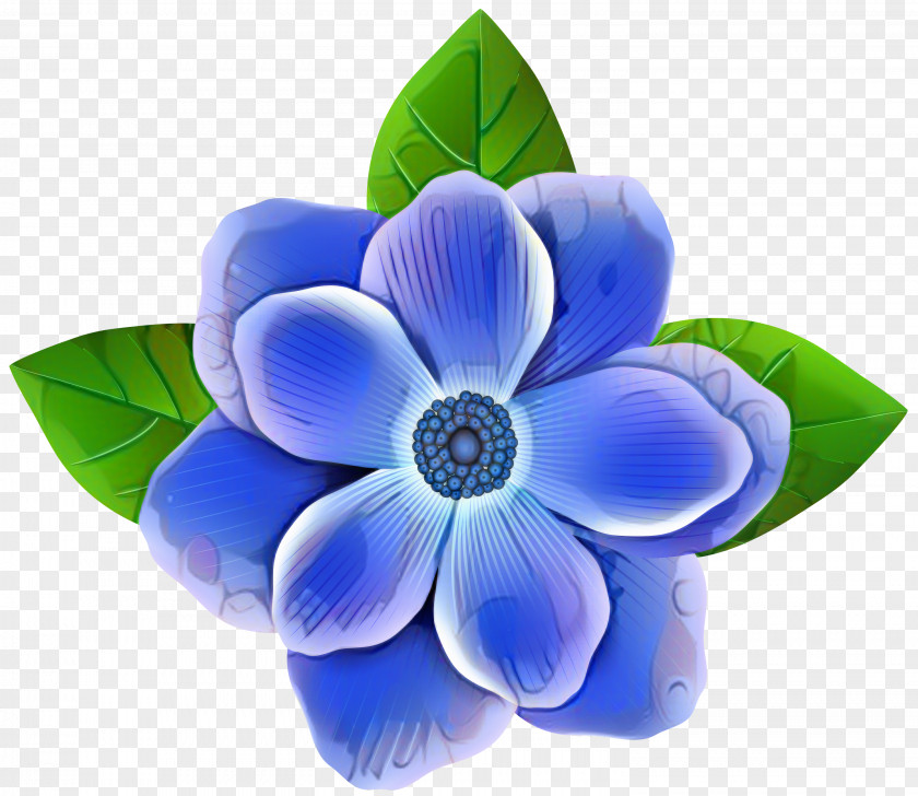 Clip Art Blue Flower Vector Graphics PNG
