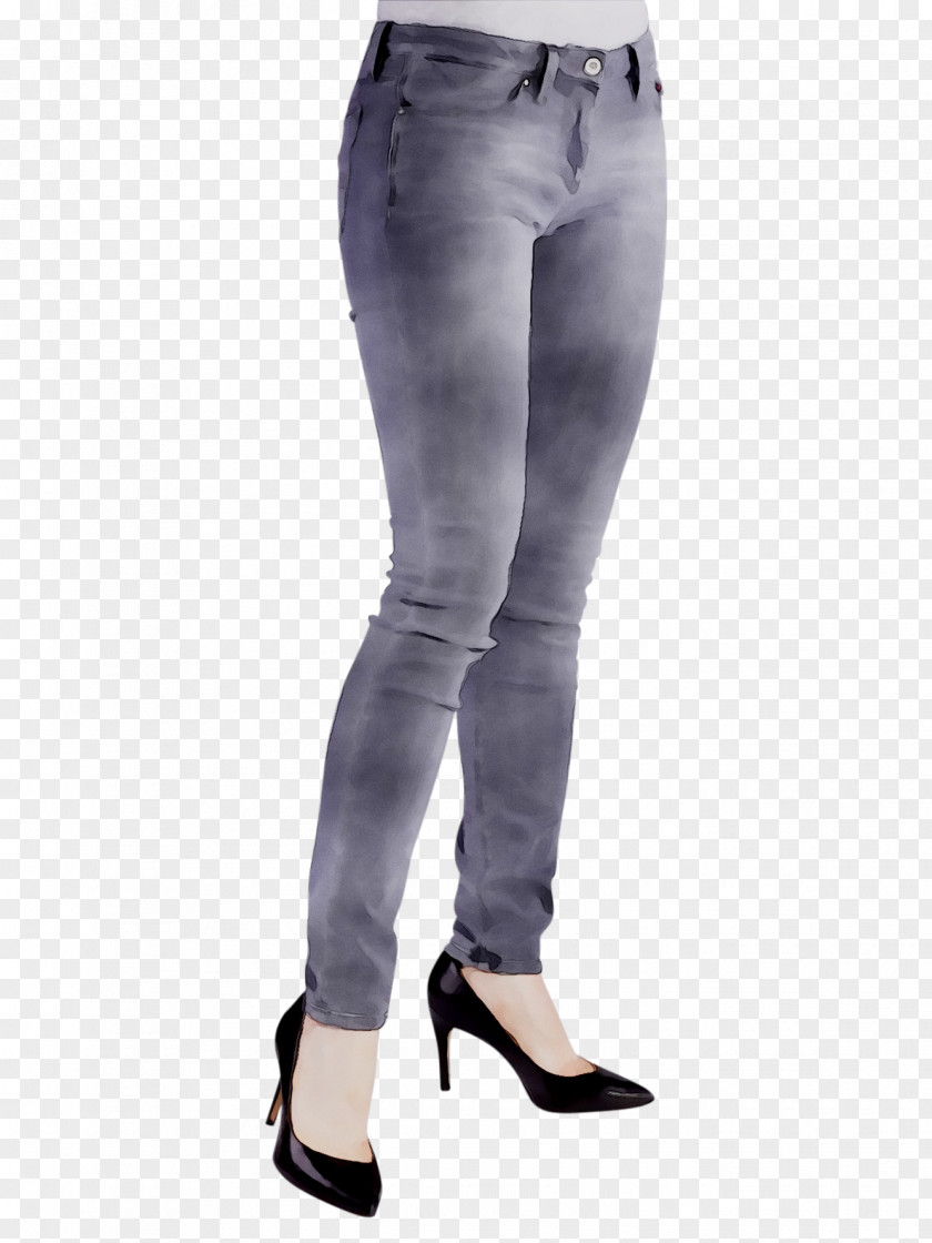 Jeans Denim Waist Leggings PNG