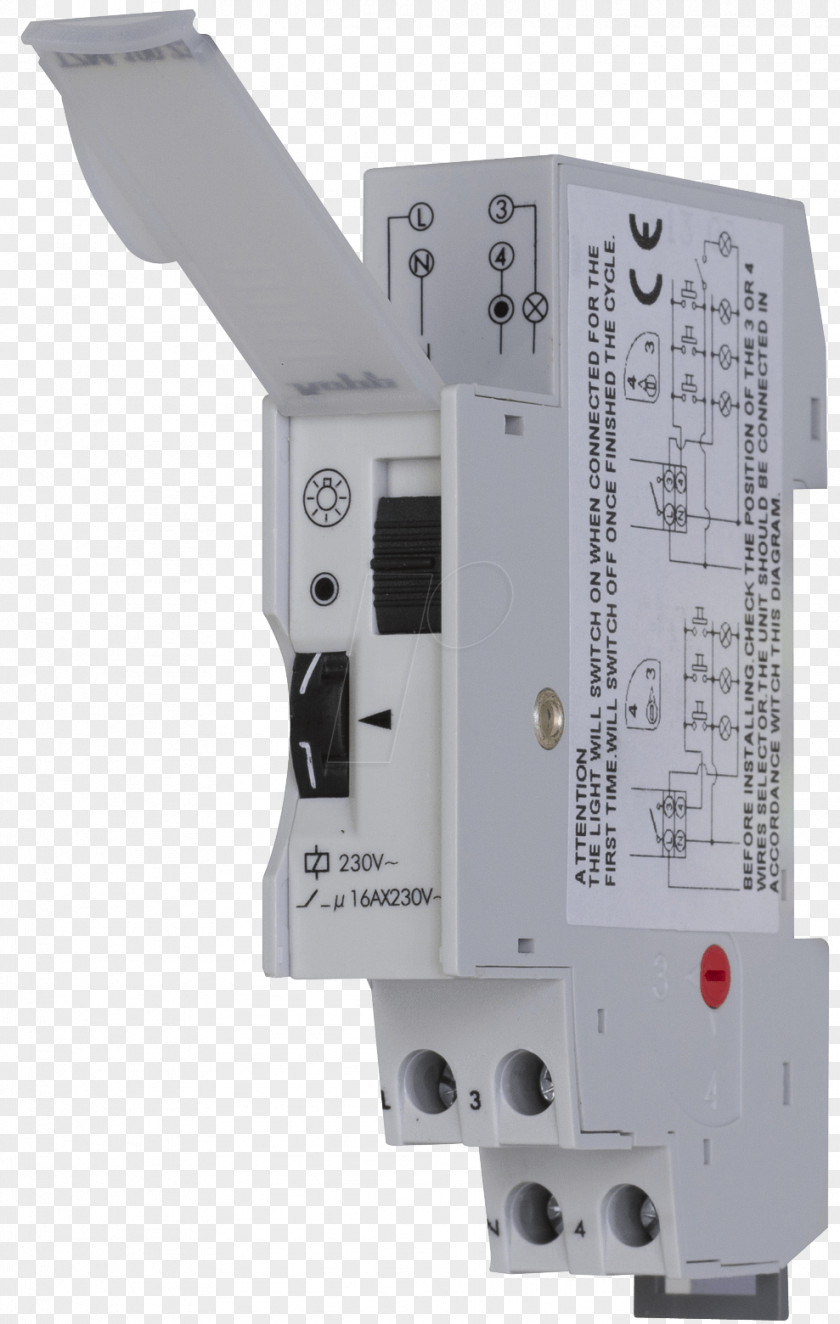 Light Circuit Breaker Staircase Timer Time Switch PNG