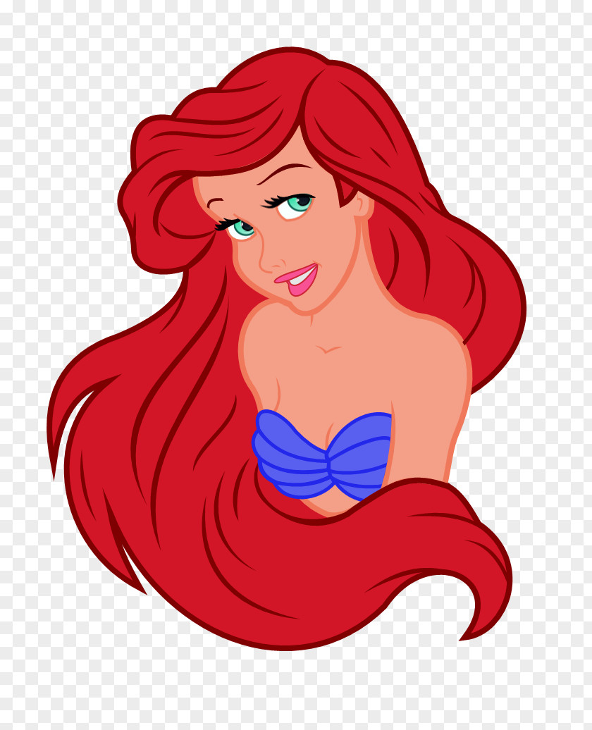 Mermaid Hair Coloring Human Color Red Lip PNG